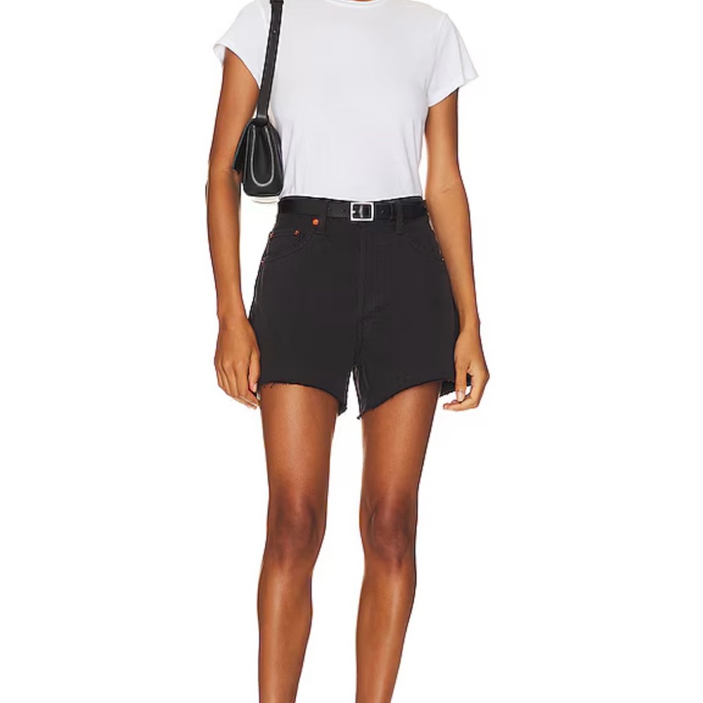 RE/DONE original 90s Low Slung Short in Washed Black. Never worn